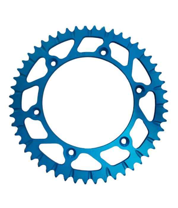 Corona de aluminio 50 dientes Azul