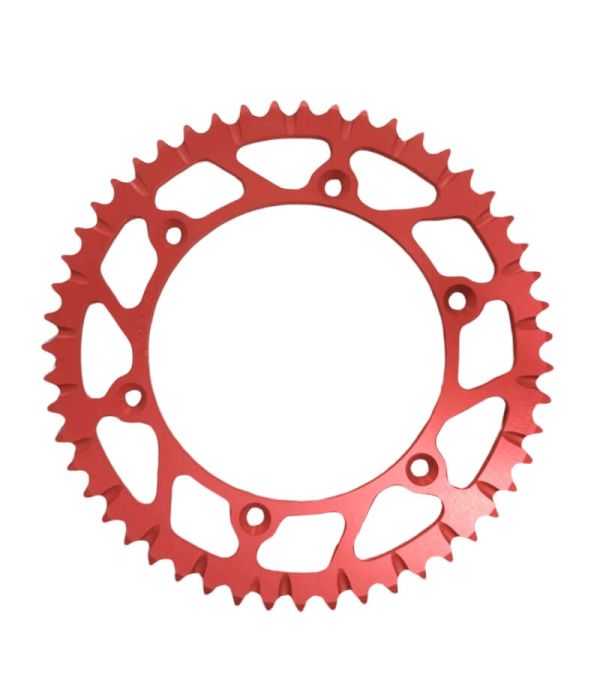 Corona de aluminio 50 dientes Rojo