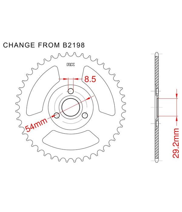 Corona de aluminio 25 dientes