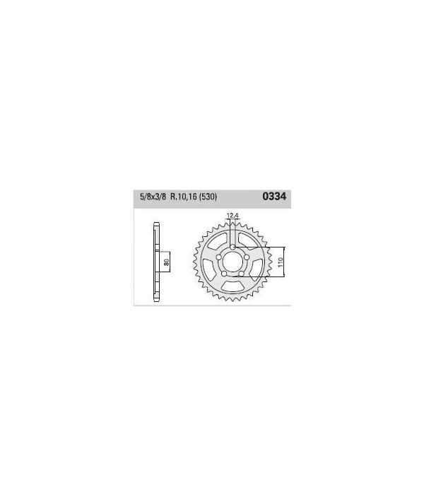 Corona de aluminio 46 dientes
