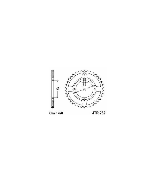 Corona de acero 40 dientes