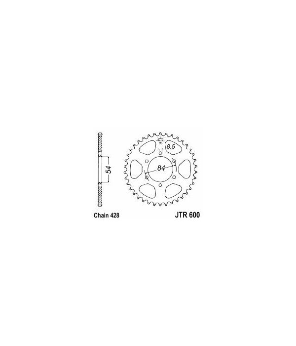 Corona de acero 52 dientes