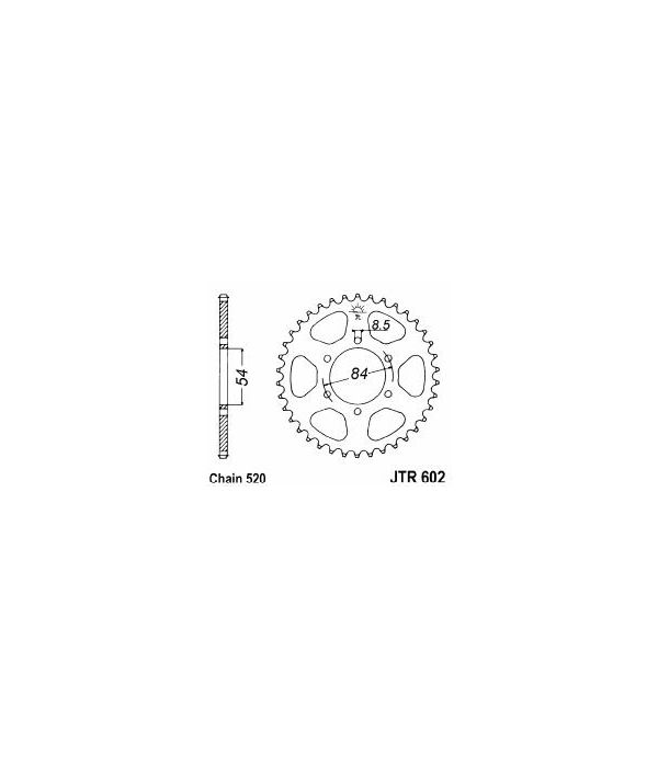 Corona de acero 46 dientes