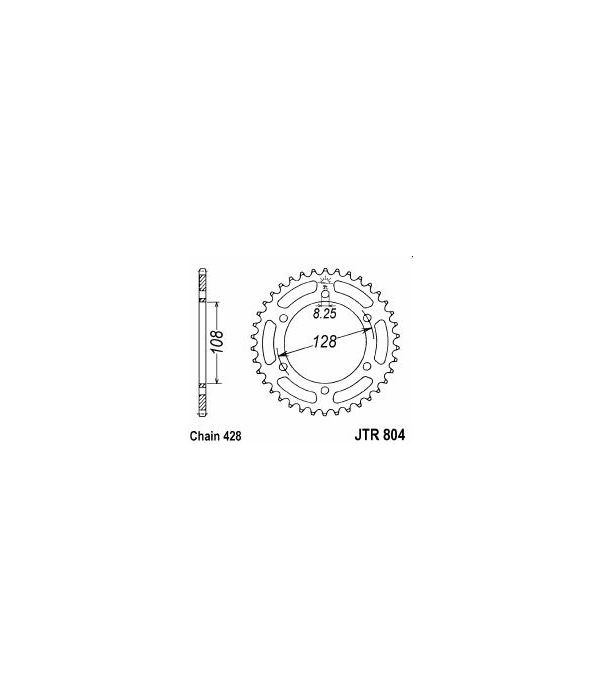 Corona de acero 53 dientes