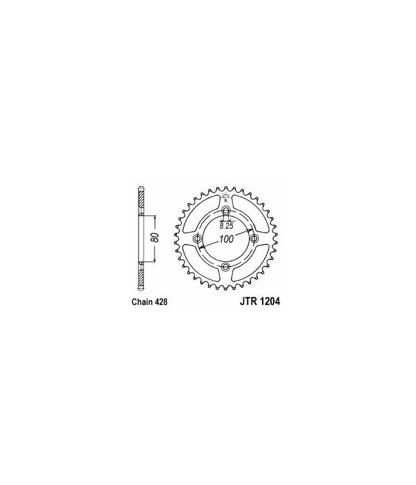 Corona de acero 46 dientes