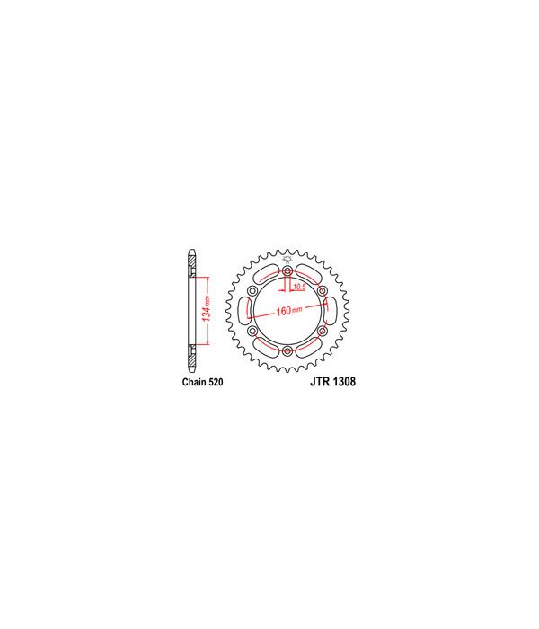 Corona de aluminio 48 dientes