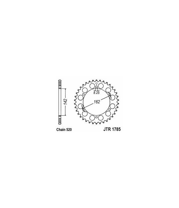 Corona de aluminio 48 dientes
