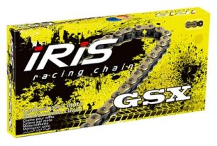 Cadena IRIS 420 GSX 126 eslabones oro
