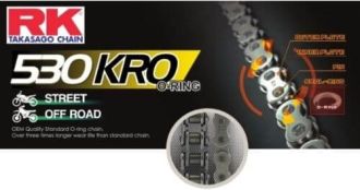 Cadena RK 530 KRO con O ring 108 eslabones