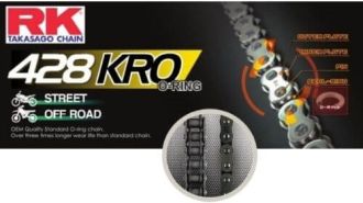 Cadena RK 428 KRO con O ring 116 eslabones