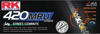 Cadena RK 420 MRU con U ring 126 eslabones
