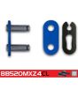 Eslabón de unión cadena RK 520 MXZ enganche clip azul
