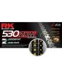 Eslabón de unión RK 530 ZXW remache punta huecha negro-oro