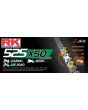 Cadena RK 525 XSOGB con RX ring 112 eslabones oro