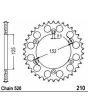 Corona de aluminio 44 dientes