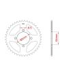 Corona de aluminio 39 dientes