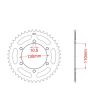 Corona de aluminio 51 dientes