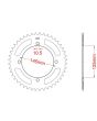 Corona de aluminio 35 dientes