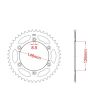 Corona de aluminio 41 dientes