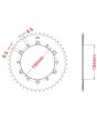 Corona de aluminio 41 dientes