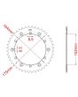 Corona de aluminio 46 dientes