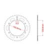 Corona de aluminio 39 dientes