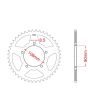 Corona de aluminio 40 dientes