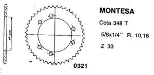 Corona de aluminio 48 dientes