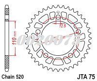 Corona de aluminio 44 dientes